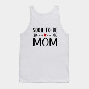 Soon To Be Mom Mother's Day Calligraphy Quote Tank Top